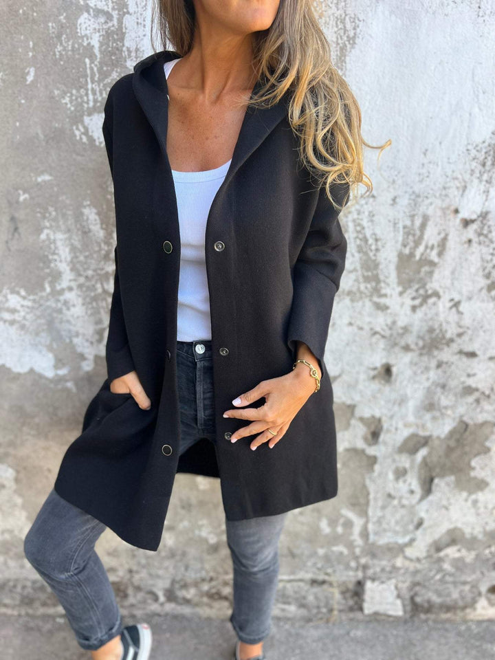 CLEARANCE SALEš„ Casual Single Breasted Hooded Jacket