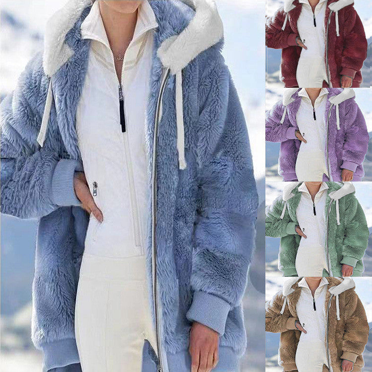 Casual Vintage Oversized Zipper Jacket